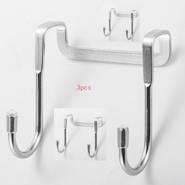 Stainless steel S-type kitchen cabinet door hook - Image 6