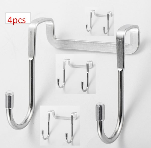 Stainless steel S-type kitchen cabinet door hook - Image 8